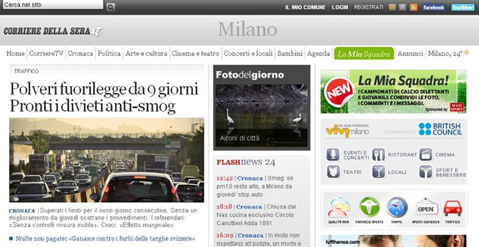 [WEB] Corriere Milano: Polveri fuorilegge da 9 giorni